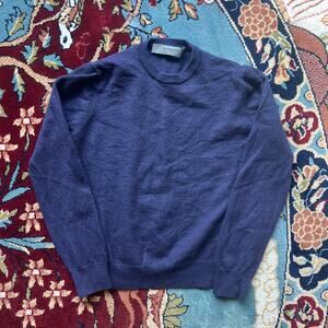 Givenchy Extra Fine Merino Wool Navy Sweater Shrunken (Read Description) XS